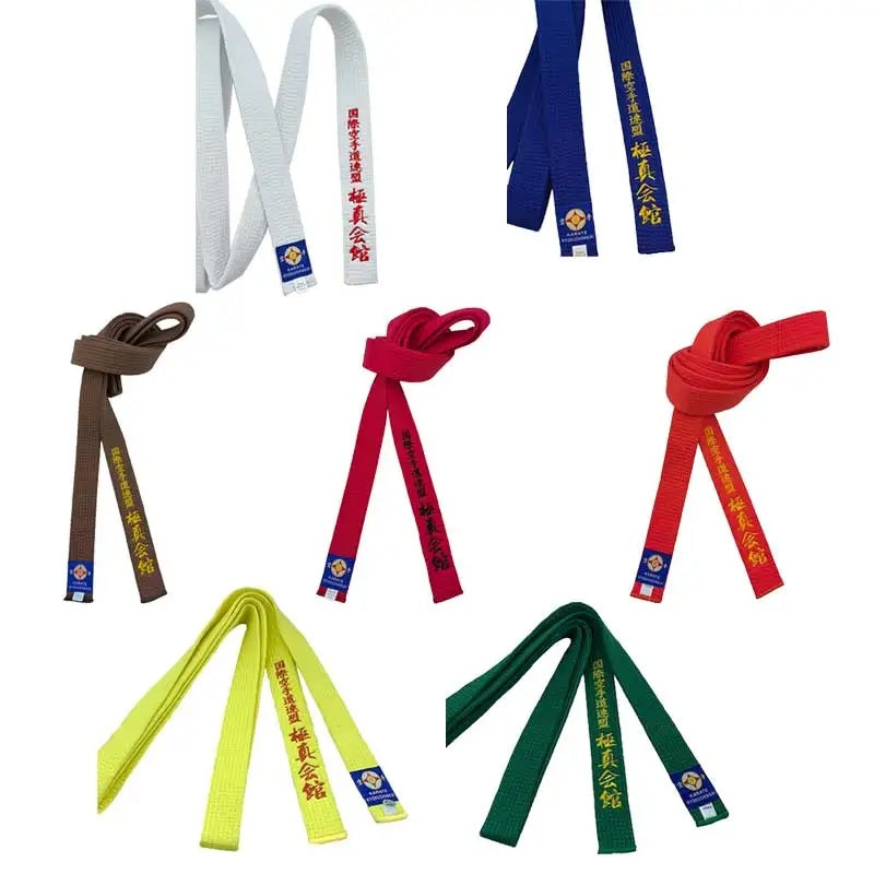 sale Kyokushin Belts with Embroidery with Dan