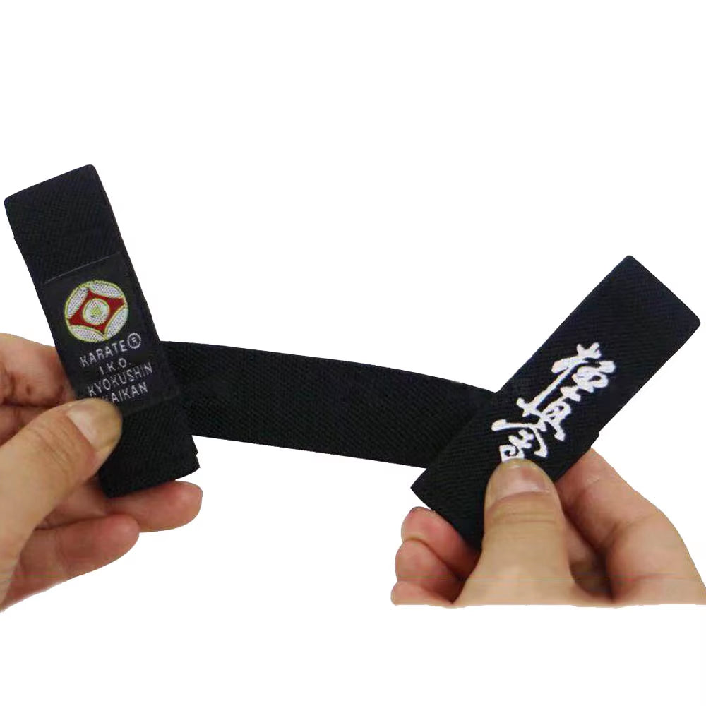 Karate Kyokushin Kai Belt Fixed Retainer Black Belt Fixer IKO Kyokushin Karate Belt Fixer