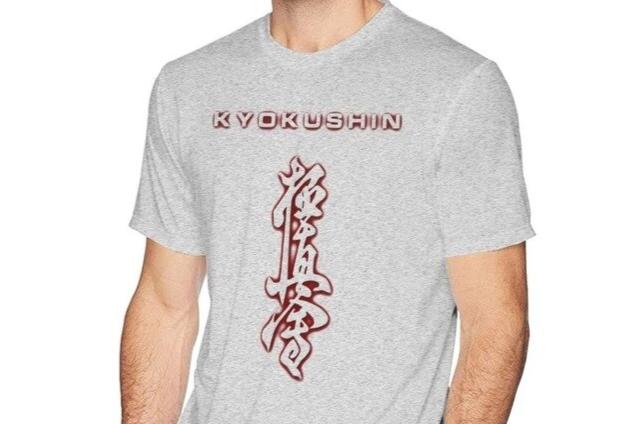 Kyokushin Karate T Shirt kanji short sleeve - kyokushin-shop