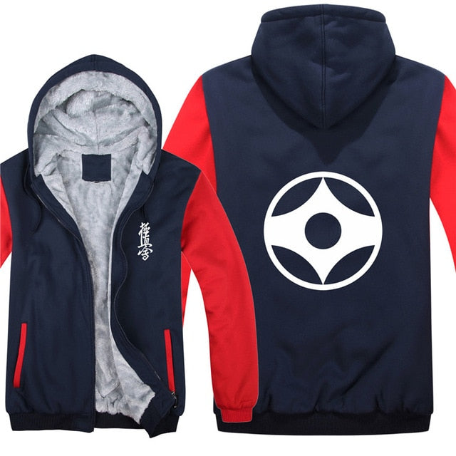 Kyokushin Karate Pullover Men Coat Sweatshirts Hoody bicolored - kyokushin-shop