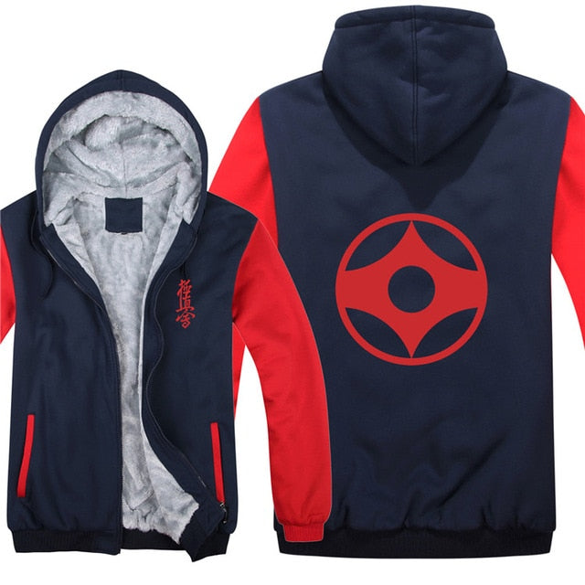 Kyokushin Karate Pullover Men Coat Sweatshirts Hoody bicolored - kyokushin-shop