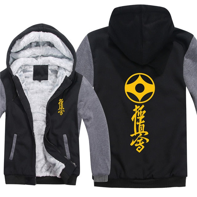 Kyokushin Karate Pullover Men Coat Sweatshirts Hoody bicolored - kyokushin-shop