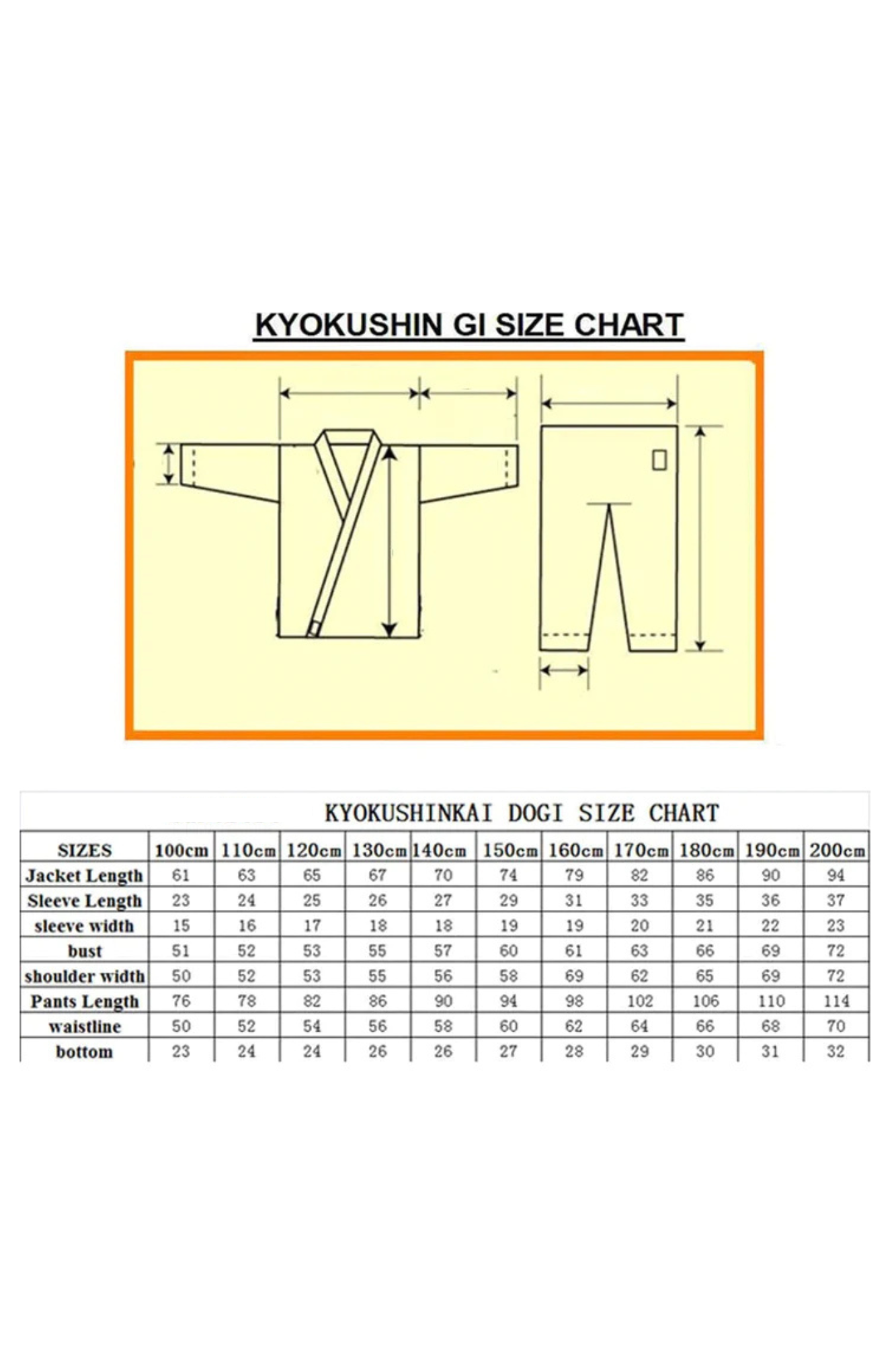 Kyokushin karaté-gi  hight quality