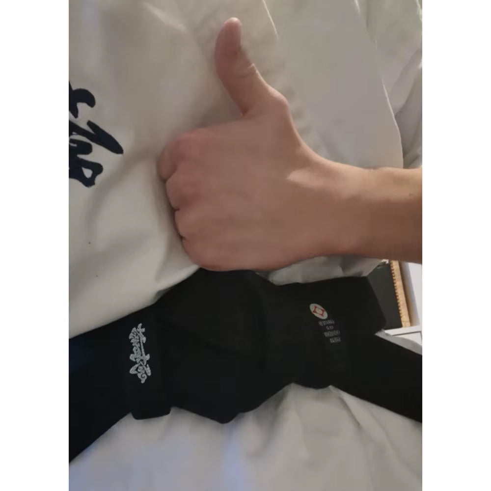 Kyokushin Kai Belt Fixed Retainer Black Belt Fixer IKO Kyokushin Karate Belt Fixer