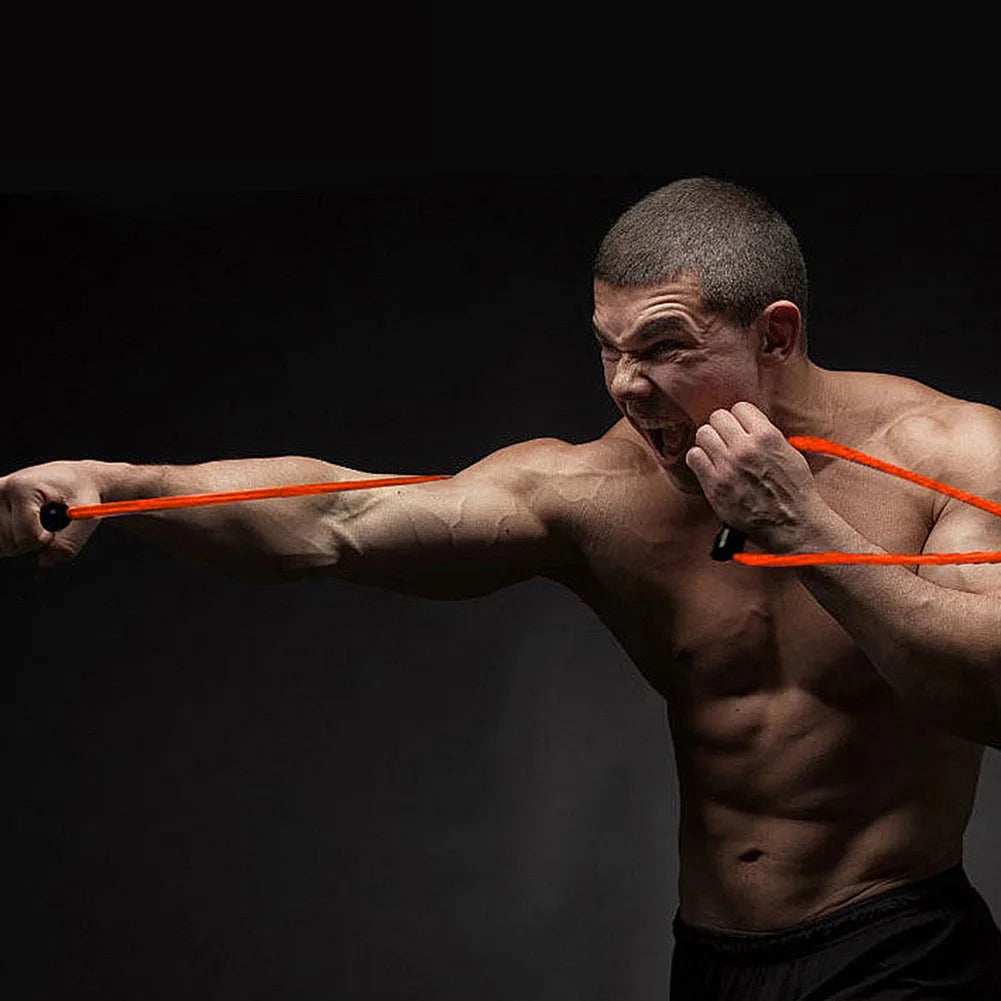 Punch resistance band for combat sports training