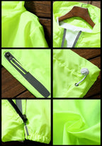 Reflective windbreaker jacket