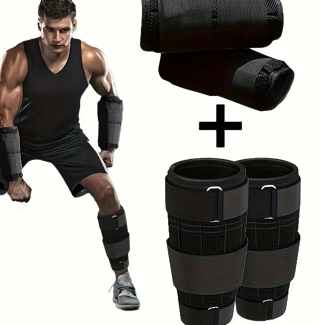 Adjustable Ankle Weights – Boxing, MMA, Football & Sprint Training