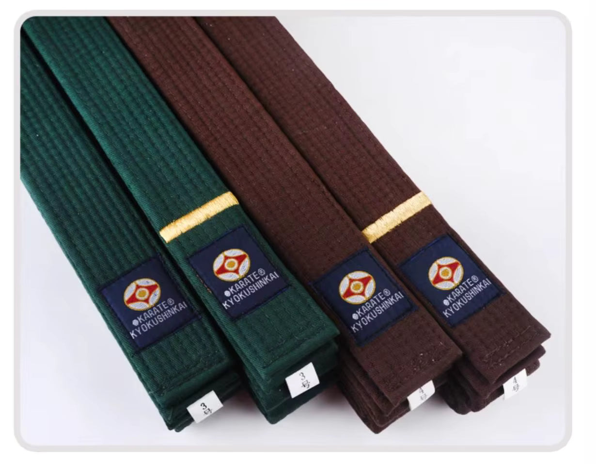 Kyokushin Karate Belts – Embroidered Dan Rank