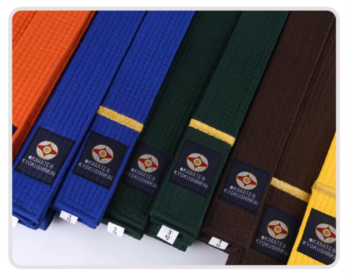 Kyokushin Karate Belts – Embroidered Dan Rank
