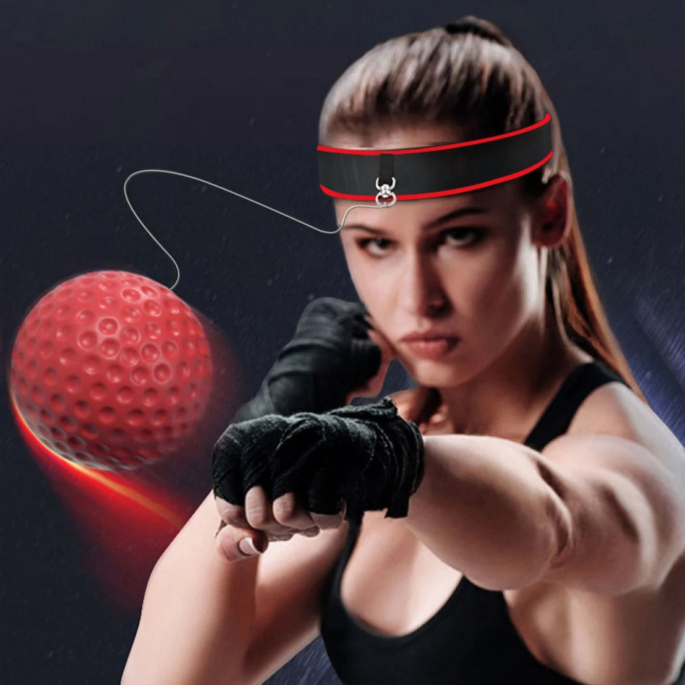 Head-Mounted Boxing Reflex Bal
