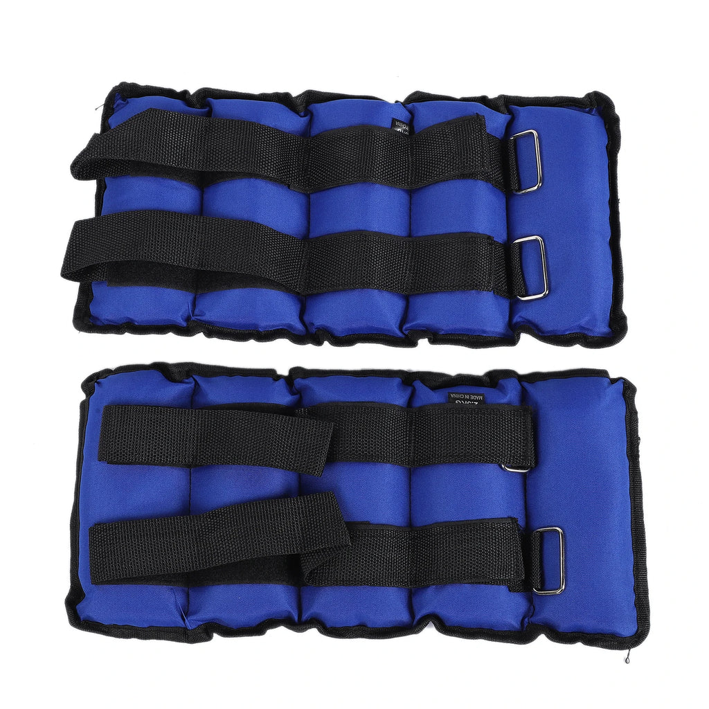 Adjustable Ankle Weights 5kg Set – Running, Boxing & MMA Leg Strength Training