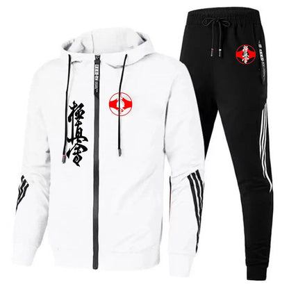 Kyokushin tracksuit with kanku and kanji