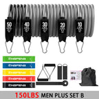 Fitness Resistance Rubber Band Yoga Elastic Band Upgrade Training Bar Set  Pilates Training Exercise Fitness Equipment Pull Rope