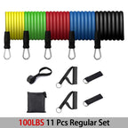 Fitness Resistance Rubber Band Yoga Elastic Band Upgrade Training Bar Set  Pilates Training Exercise Fitness Equipment Pull Rope