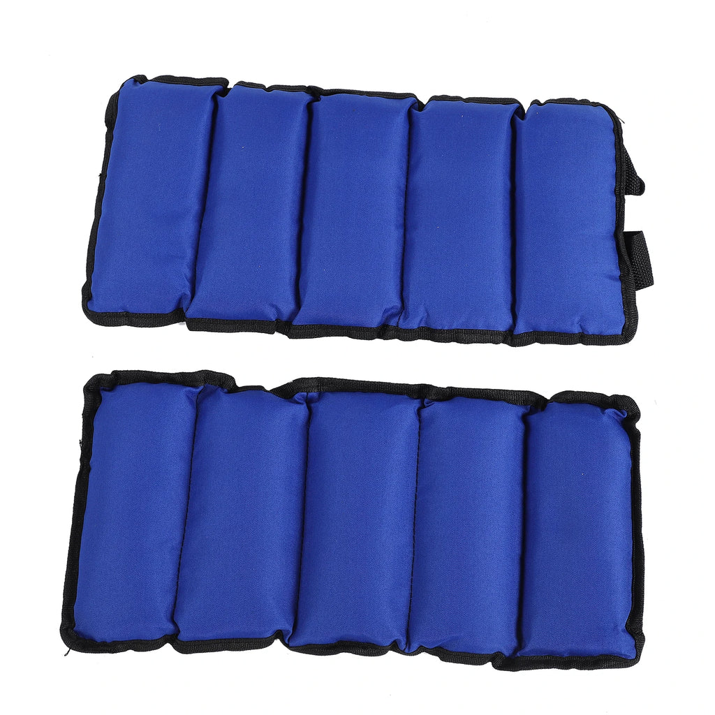 Adjustable Ankle Weights 5kg Set – Running, Boxing & MMA Leg Strength Training