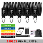 Fitness Resistance Rubber Band Yoga Elastic Band Upgrade Training Bar Set  Pilates Training Exercise Fitness Equipment Pull Rope