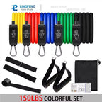 Fitness Resistance Rubber Band Yoga Elastic Band Upgrade Training Bar Set  Pilates Training Exercise Fitness Equipment Pull Rope