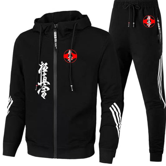 Kyokushin tracksuit with kanku and kanji