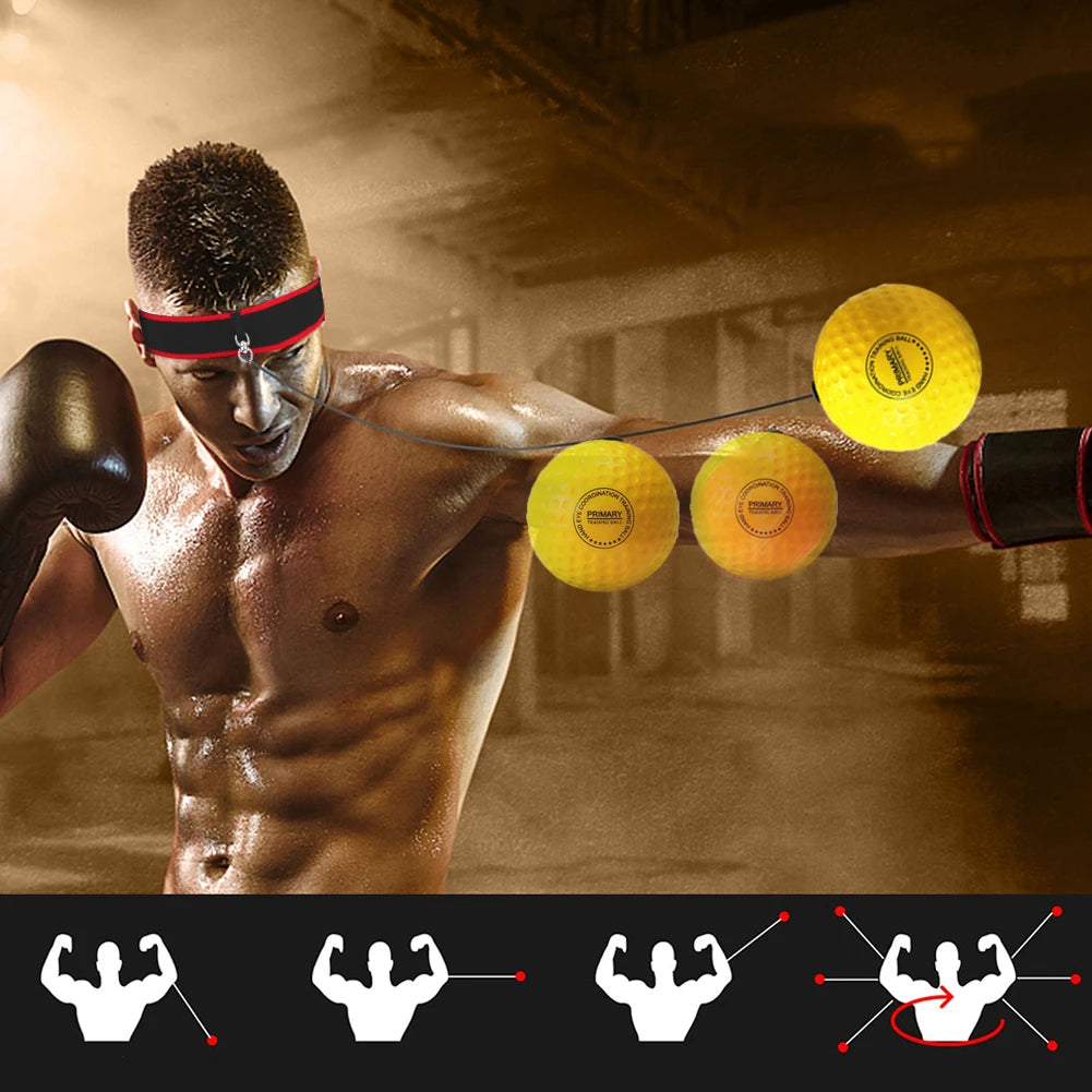 Head-Mounted Boxing Reflex Bal