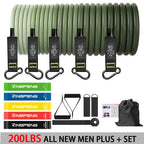 Fitness Resistance Rubber Band Yoga Elastic Band Upgrade Training Bar Set  Pilates Training Exercise Fitness Equipment Pull Rope
