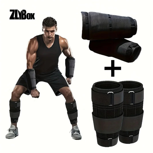 4Pcs Adjustable Weight-Bearing Sandbags Running Leg Weight Training Fitness Men and Women Weight-Bearing Sandbags