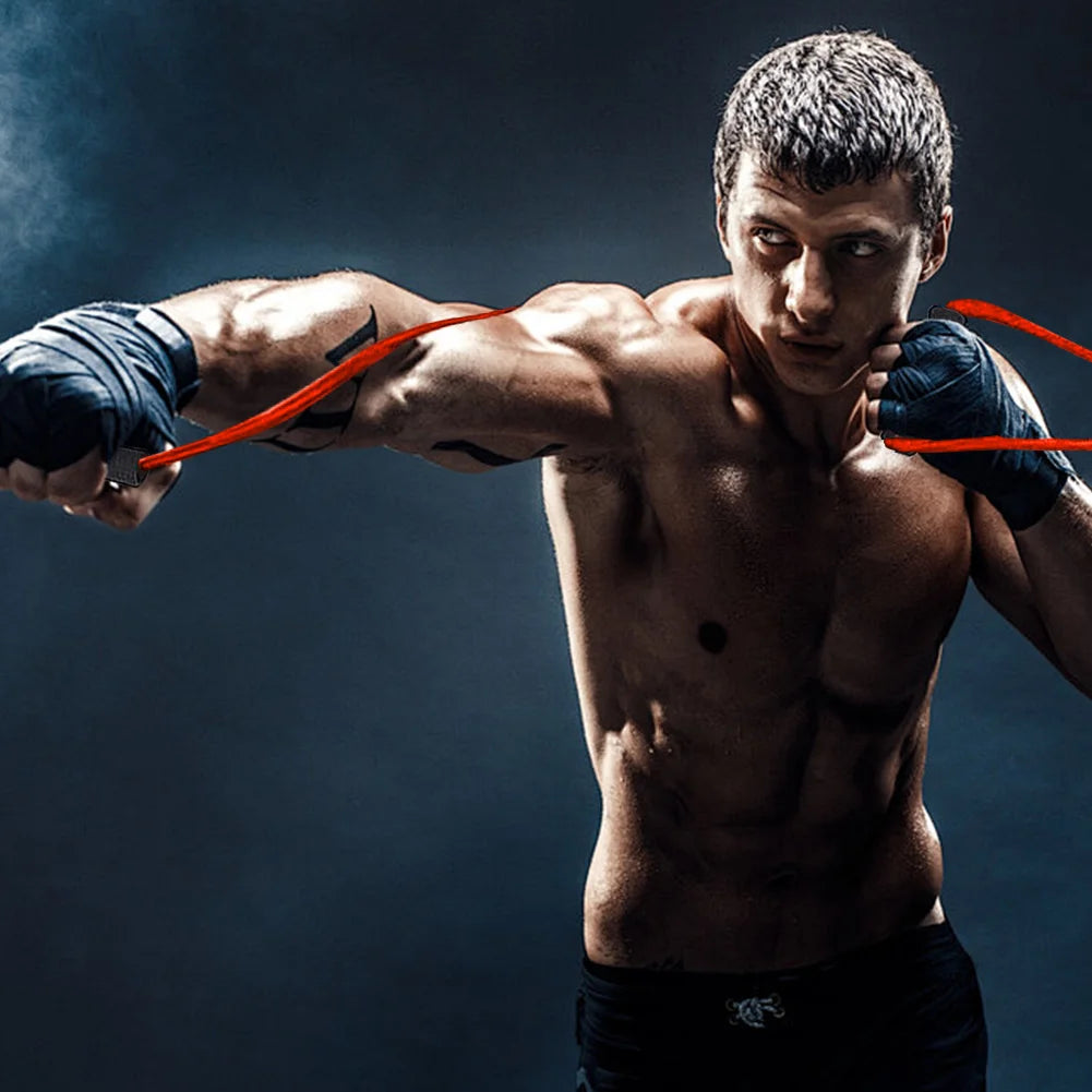 Punch resistance band for combat sports training