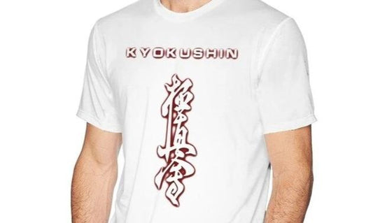 Kyokushin Karate T Shirt kanji short sleeve - kyokushin-shop