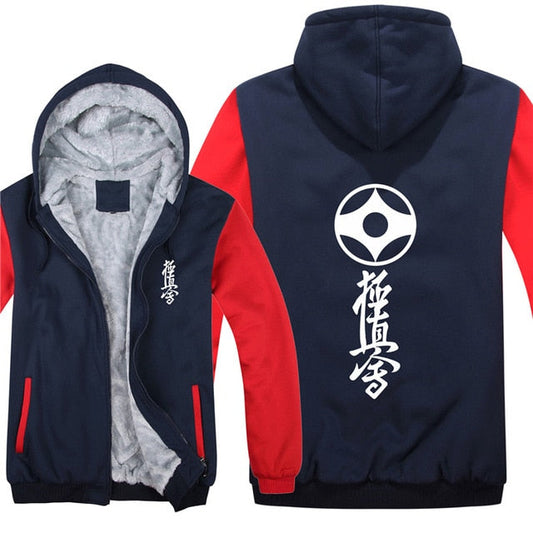 Kyokushin Karate  Pullover  Men Coat  Sweatshirts Hoody bicolored - kyokushin-shop
