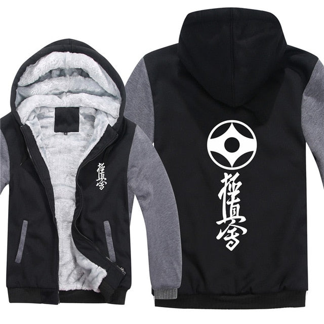 Kyokushin Karate  Pullover  Men Coat  Sweatshirts Hoody bicolored - kyokushin-shop