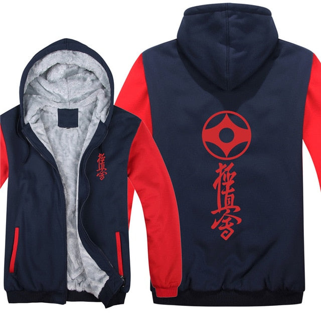 Kyokushin Karate  Pullover  Men Coat  Sweatshirts Hoody bicolored - kyokushin-shop