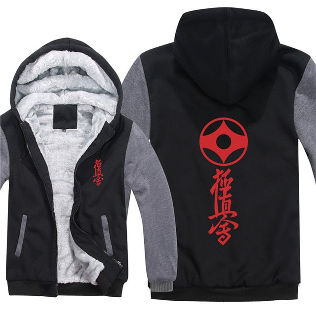Kyokushin Karate  Pullover  Men Coat  Sweatshirts Hoody bicolored - kyokushin-shop
