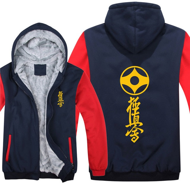 Kyokushin Karate  Pullover  Men Coat  Sweatshirts Hoody bicolored - kyokushin-shop