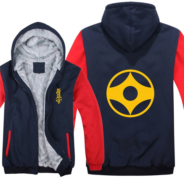 Kyokushin Karate  Pullover  Men Coat  Sweatshirts Hoody bicolored - kyokushin-shop