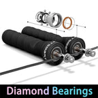 Professional Speed Jump Rope – Adjustable Bearing System