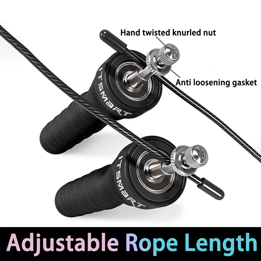 Professional Speed Jump Rope – Adjustable Bearing System