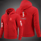 symbols  kyokushin hoodie zip sweat